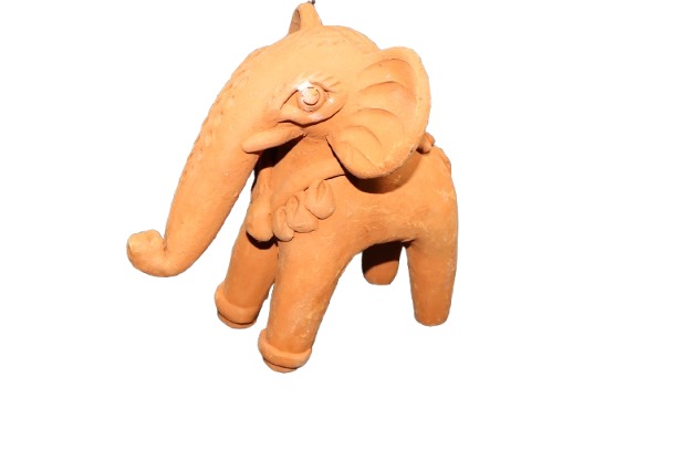 Premium Handcrafted Terracotta Elephant Figurine